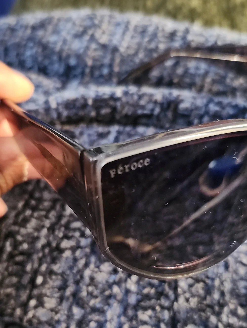 Feroce Gray Chic Cat-Eye Sunglasses - 